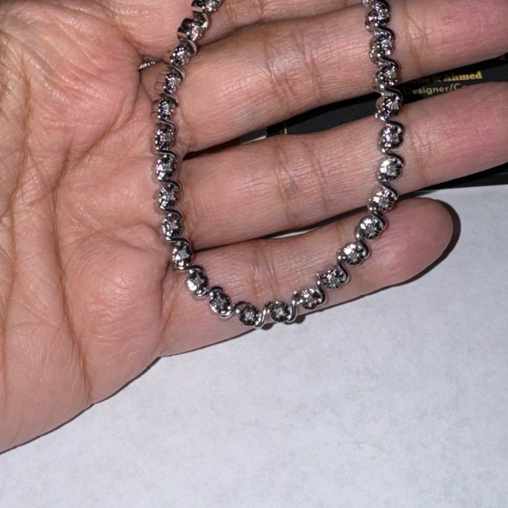 Real Diamond Necklace for women, Gift for her, Natural earth mined diamonds 1ctw - Picture 7 of 9